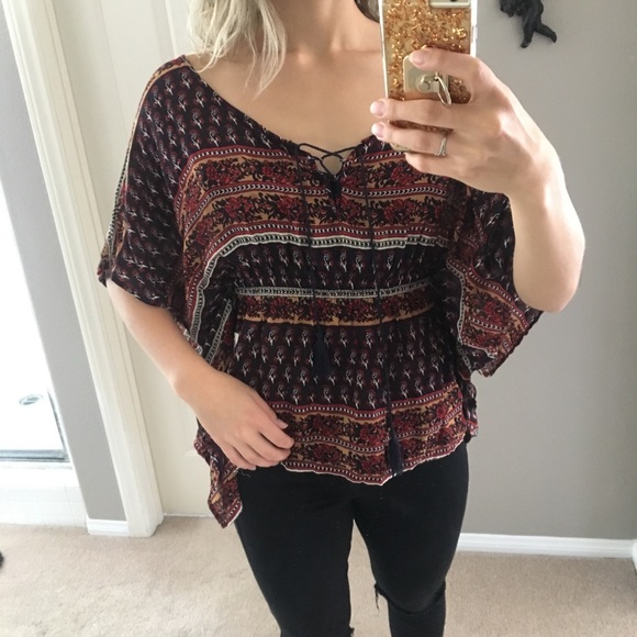 Boho flowy top - Picture 2 of 3